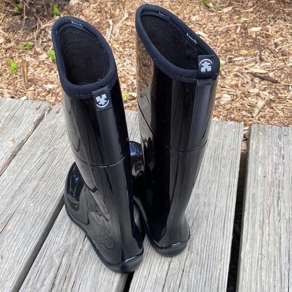 Kamik tall boots black rain size 6 NEW - Picture 4 of 9